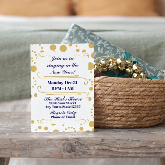 Uitnodiging Eve-partij nieuwjaar