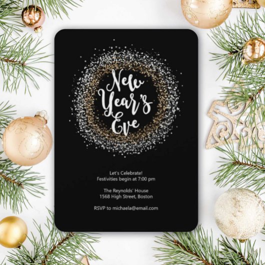 Uitnodiging Eve-partij nieuwjaar