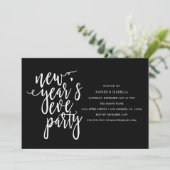 Uitnodiging Eve-partij nieuwjaar (Staand voorkant)