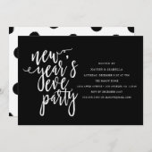 Uitnodiging Eve-partij nieuwjaar (Voorkant / Achterkant)