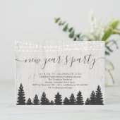 Uitnodiging Eve-partij nieuwjaar | Rijstwinter (Staand voorkant)