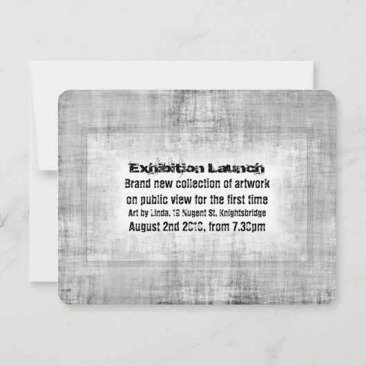 Uitnodiging evenement Art Start Promotion (Achterkant)