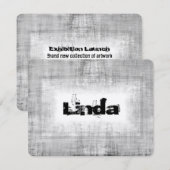 Uitnodiging evenement Art Start Promotion (Voorkant / Achterkant)