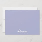 Uitnodiging evenement Curtain Call 7" x 5" (Achterkant)