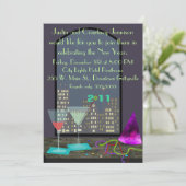 Uitnodiging evenement nieuwjaar (Staand voorkant)