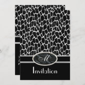 Uitnodiging Exotische Prints Koe (Voorkant / Achterkant)