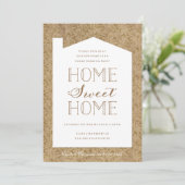 Uitnodiging  Fabric House Warming Party (Staand voorkant)