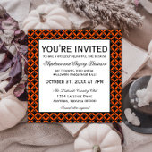 Uitnodiging Fancy Halloween Party in het voorstadj