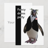 Uitnodiging - fancy kledingpartij (Voorkant / Achterkant)