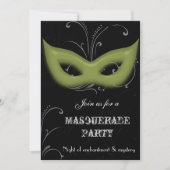 Uitnodiging Fantasy Masquerade-feest (Voorkant)