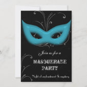 Uitnodiging Fantasy Masqueradefeest (Voorkant)