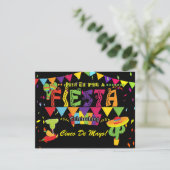 Uitnodiging Feest Cinco De Mayo Feestviering (Staand voorkant)