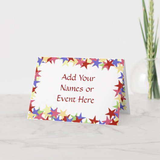 Uitnodiging Feest Template (Voorkant)