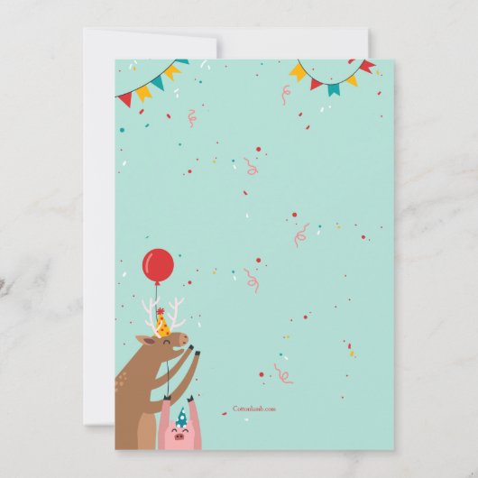 Uitnodiging Feestbeesten (Achterkant)