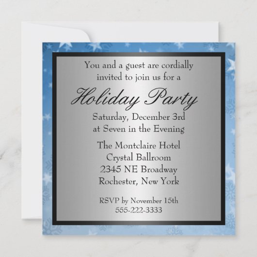 Uitnodiging feestdag (Achterkant)