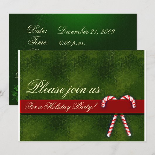 Uitnodiging feestdag (Voorkant / Achterkant)