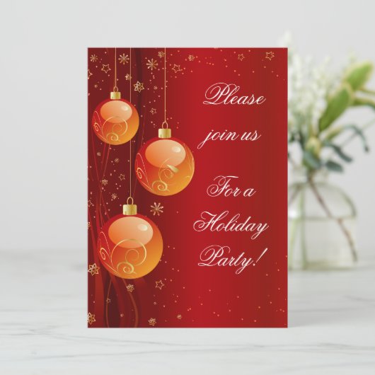 Uitnodiging feestdag (Staand voorkant)