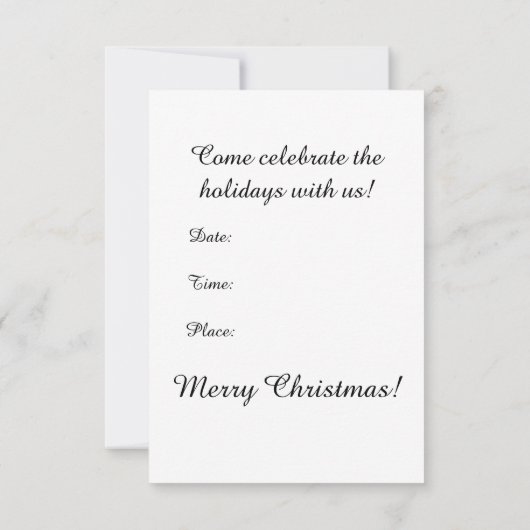 Uitnodiging feestdag () (Achterkant)