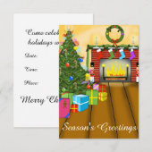 Uitnodiging feestdag () (Voorkant / Achterkant)