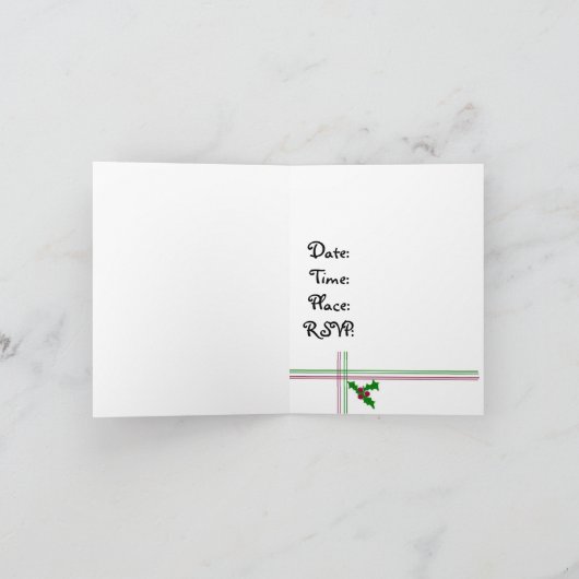 Uitnodiging feestdag... (Binnen)