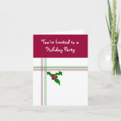 Uitnodiging feestdag... (Voorkant)