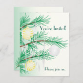 Uitnodiging feestdag (Voorkant / Achterkant)