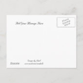 Uitnodiging feestdag briefkaart (Achterkant)