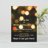 Uitnodiging feestdag- en feestdag (Staand voorkant)