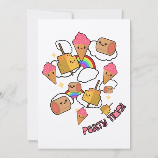 Uitnodiging feestdag feestdag (Voorkant)