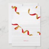 Uitnodiging feestdag feestdag (Achterkant)