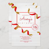 Uitnodiging feestdag feestdag (Voorkant / Achterkant)