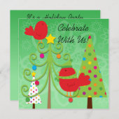 Uitnodiging feestdag feestdag feestdag (Voorkant / Achterkant)