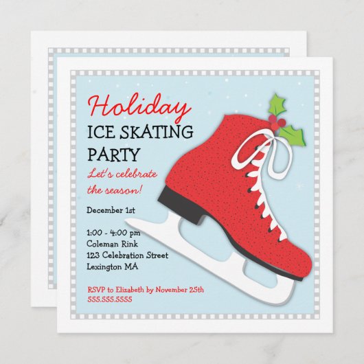 Uitnodiging feestdag feestdag feestdag feestdag fe (Voorkant / Achterkant)