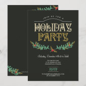 Uitnodiging feestdag feestdag feestdagen (Voorkant / Achterkant)