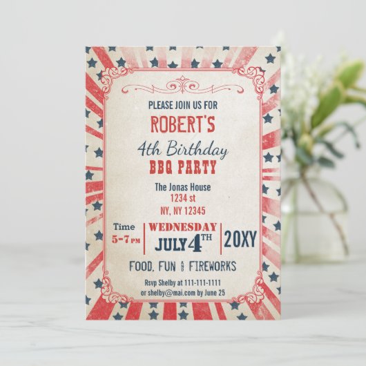 Uitnodiging feestdag in Rustige herdenking (Staand voorkant)