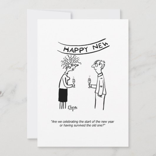 Uitnodiging feestdag - Kerstmis, nieuwe jaren (Voorkant)