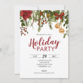 Uitnodiging feestdag, kerstuitnodiging (Voorkant)