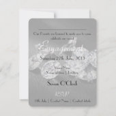 Uitnodiging/feestdag van de partij kaart (Achterkant)