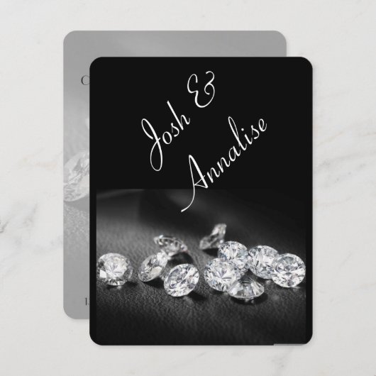 Uitnodiging/feestdag van de partij kaart (Voorkant / Achterkant)