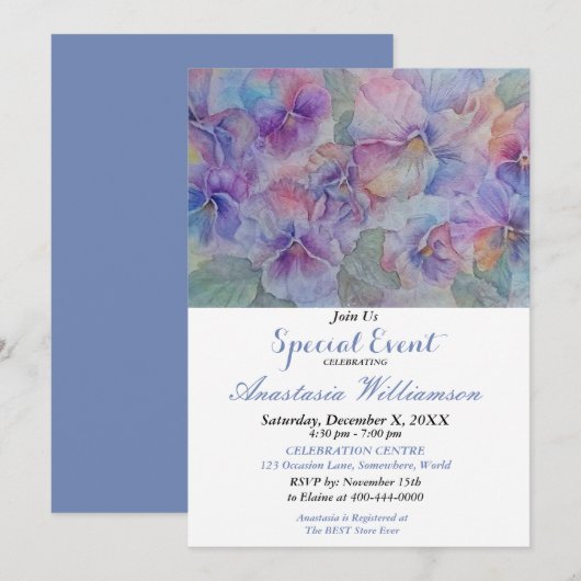 UITNODIGING FEESTELIJK SAMENKOMST TER GELEGENHEID  (Voorkant / Achterkant)