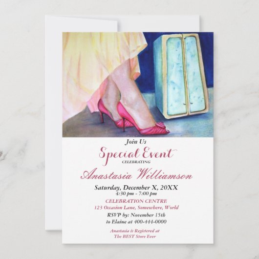 UITNODIGING FEestelijke afscheidsevenement (Voorkant)