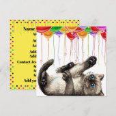 Uitnodiging Feestviering (Voorkant / Achterkant)