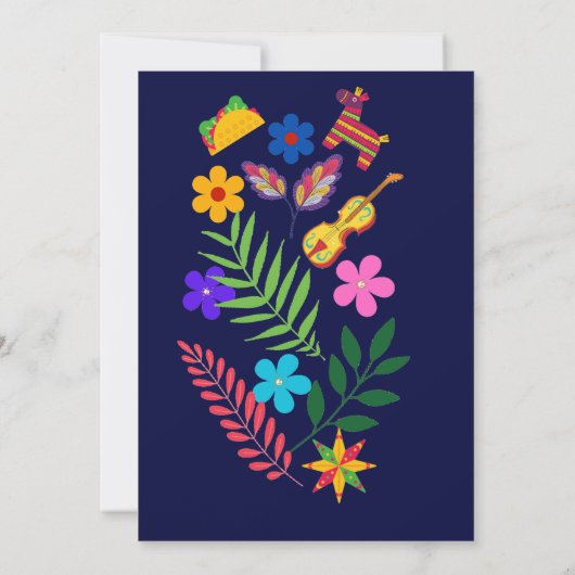 Uitnodiging "Fiesta!" 5 de Mei (Achterkant)