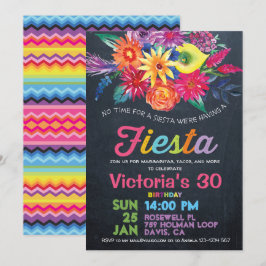 Uitnodiging Fiesta BIRTHDAY-partij