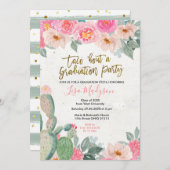 Uitnodiging Fiesta Graduation Party (Voorkant / Achterkant)