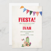UITNODIGING FIESTA MEXICANA (Voorkant / Achterkant)