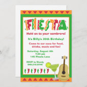Uitnodiging Fiesta-partij (Voorkant / Achterkant)