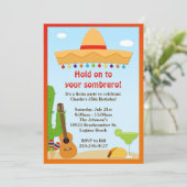 Uitnodiging Fiesta-partij (Staand voorkant)