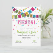 Uitnodiging Fiesta-partij (Staand voorkant)