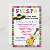 Uitnodiging Fiesta-partij (Voorkant)